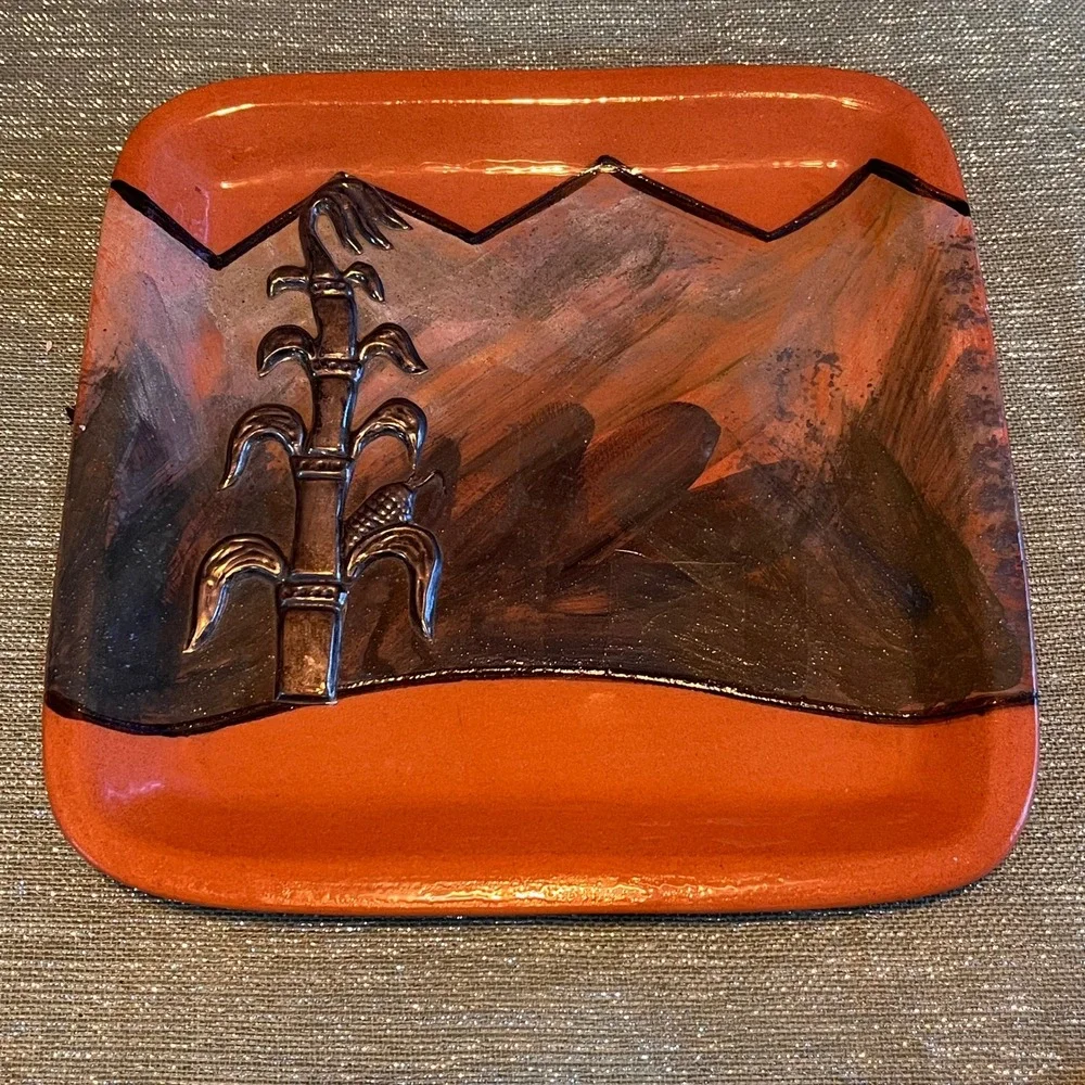 Seminario Made in Peru Vintage Square Trinket Dish